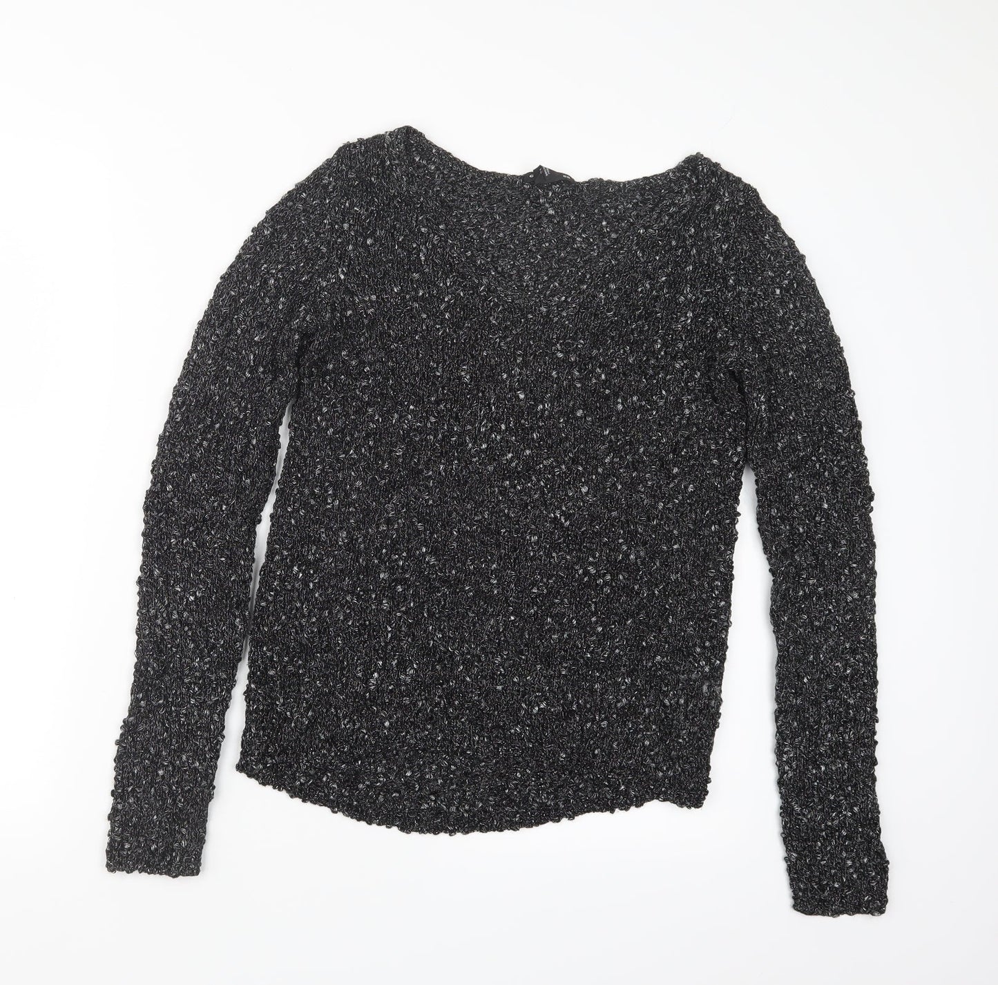 Club Monaco Womens Black   Pullover Jumper Size S