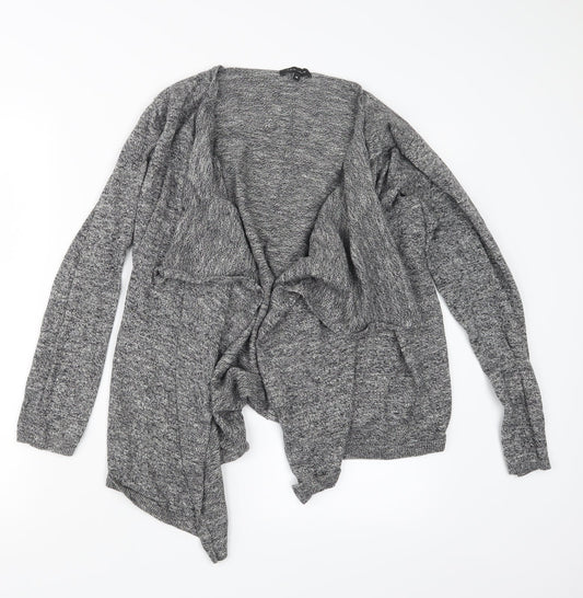 New Look Womens Grey  Knit Cardigan Jumper Size 14
