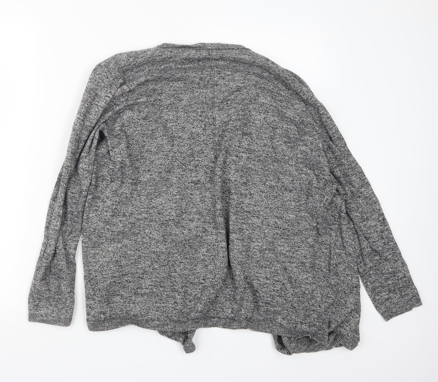 New Look Womens Grey  Knit Cardigan Jumper Size 14