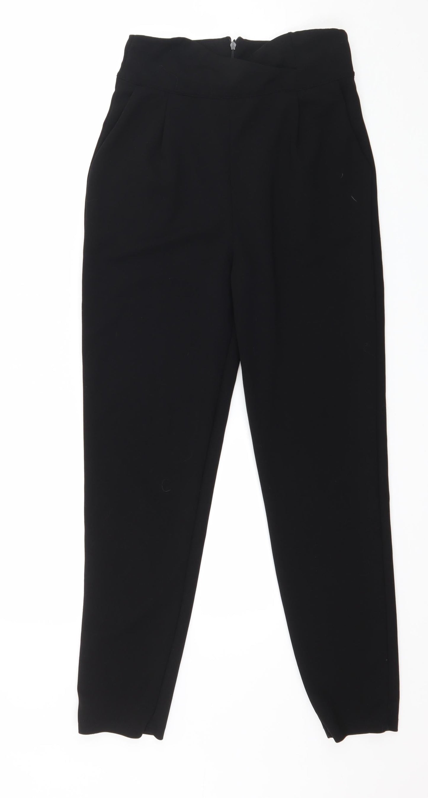 Preworn Womens Black   Trousers  Size 28 in L26 in