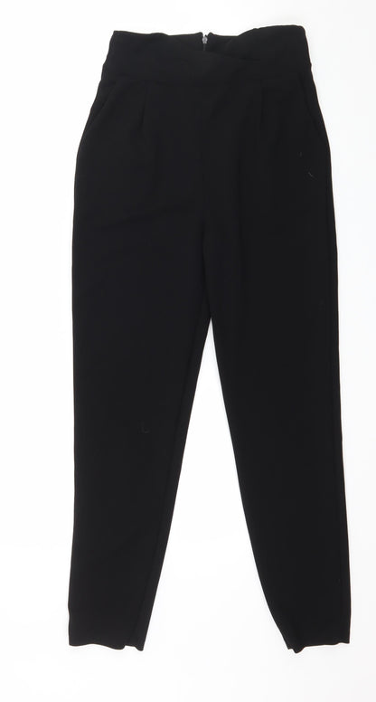 Preworn Womens Black   Trousers  Size 28 in L26 in