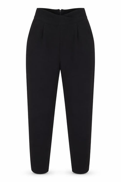 Preworn Womens Black   Trousers  Size 28 in L26 in