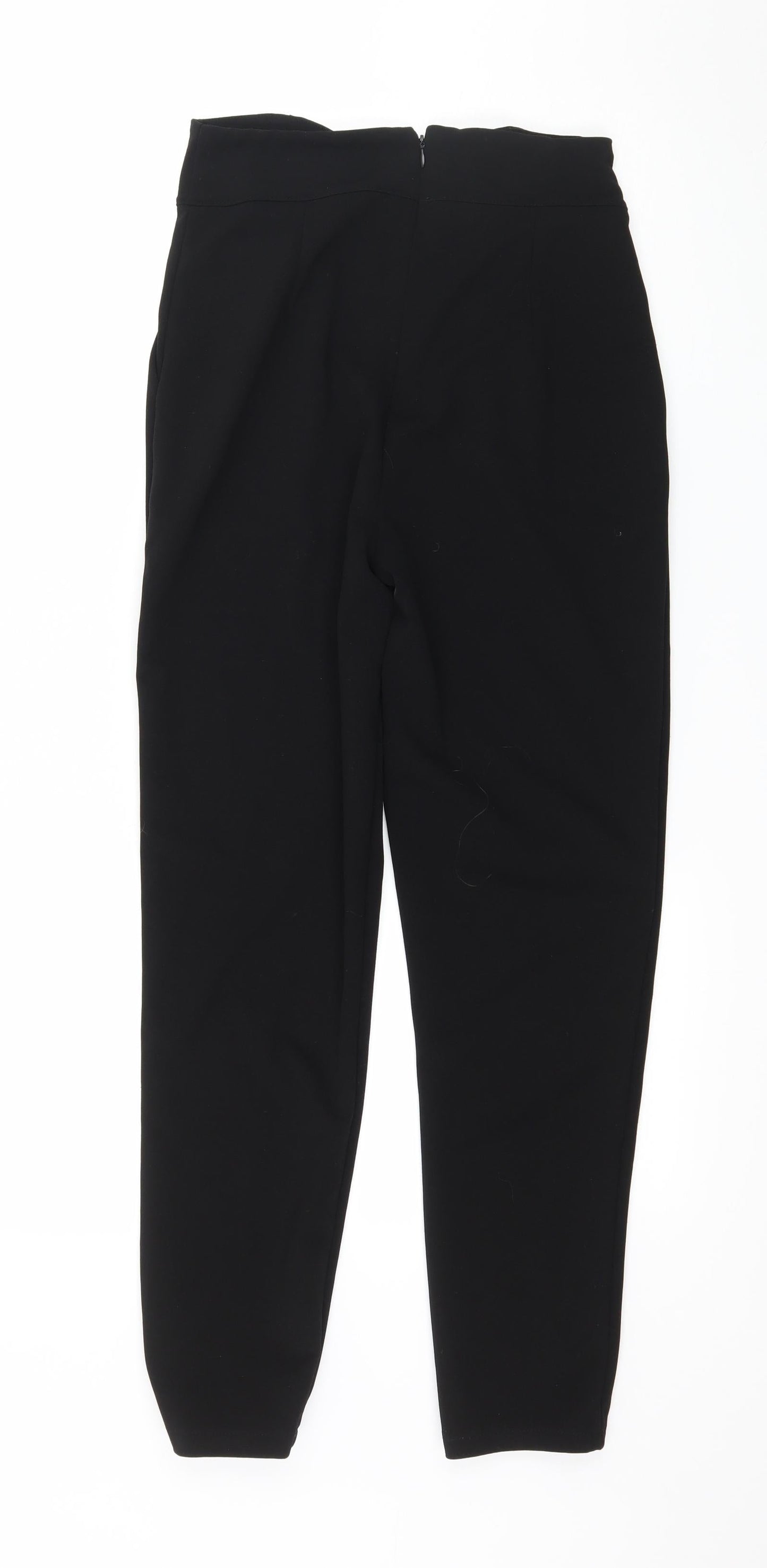 Preworn Womens Black   Trousers  Size 28 in L26 in