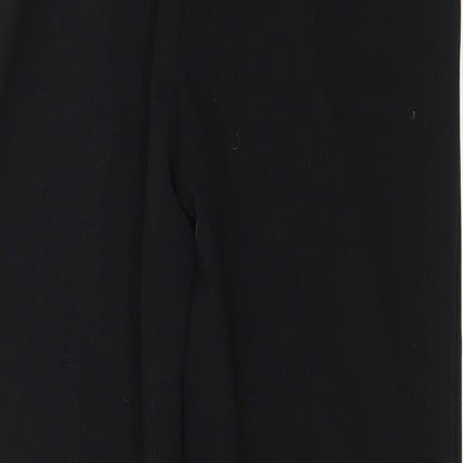 Preworn Womens Black   Trousers  Size 28 in L26 in