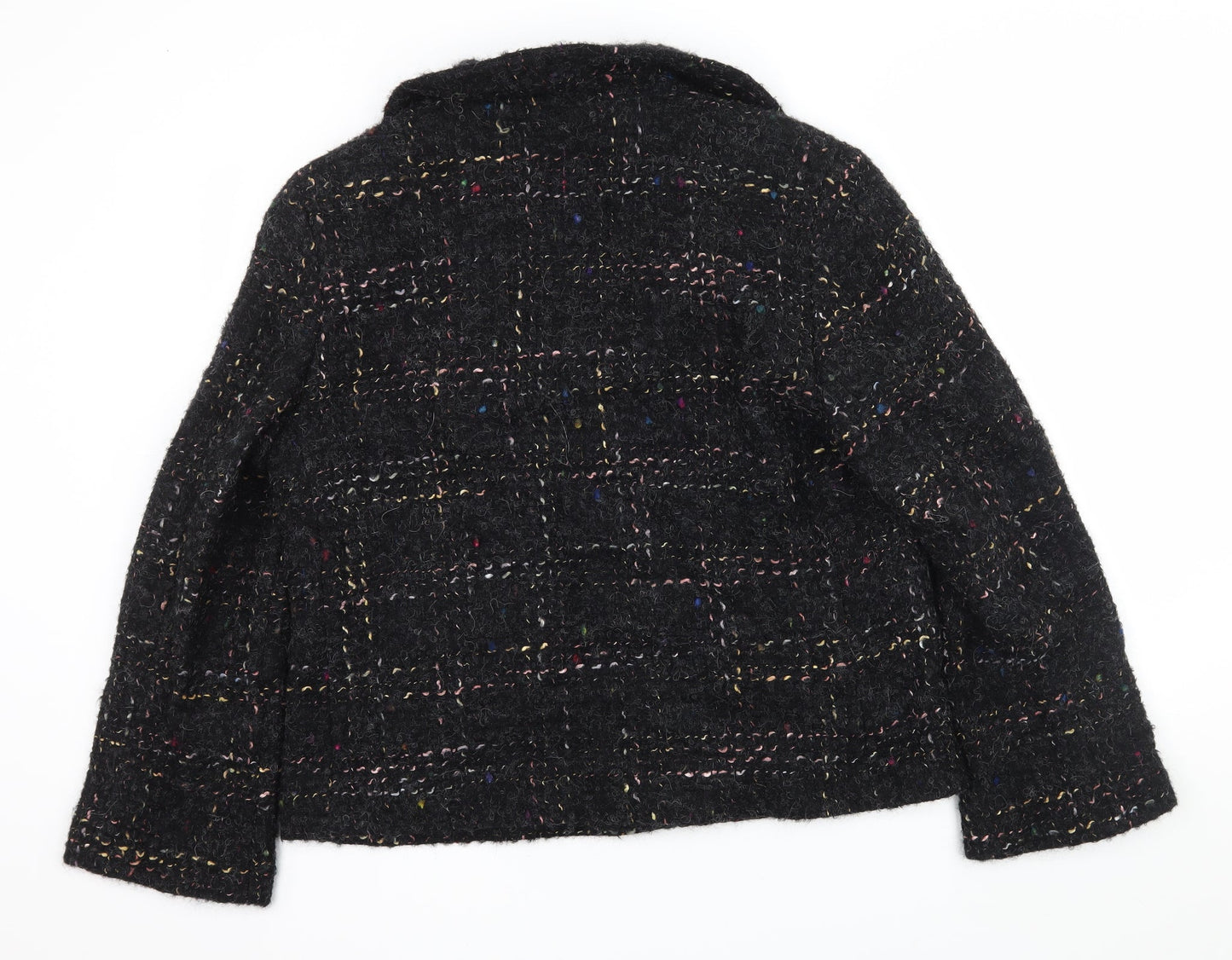 EVELIN BRANDT Womens Black Polka Dot  Jacket  Size 14