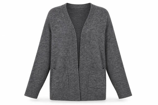 Divided Womens Grey  Knit Cardigan Jumper Size M