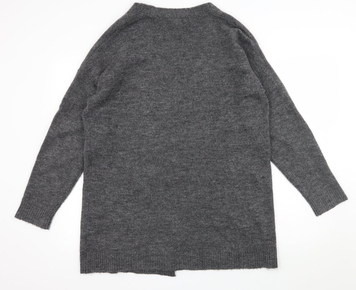 Divided Womens Grey  Knit Cardigan Jumper Size M