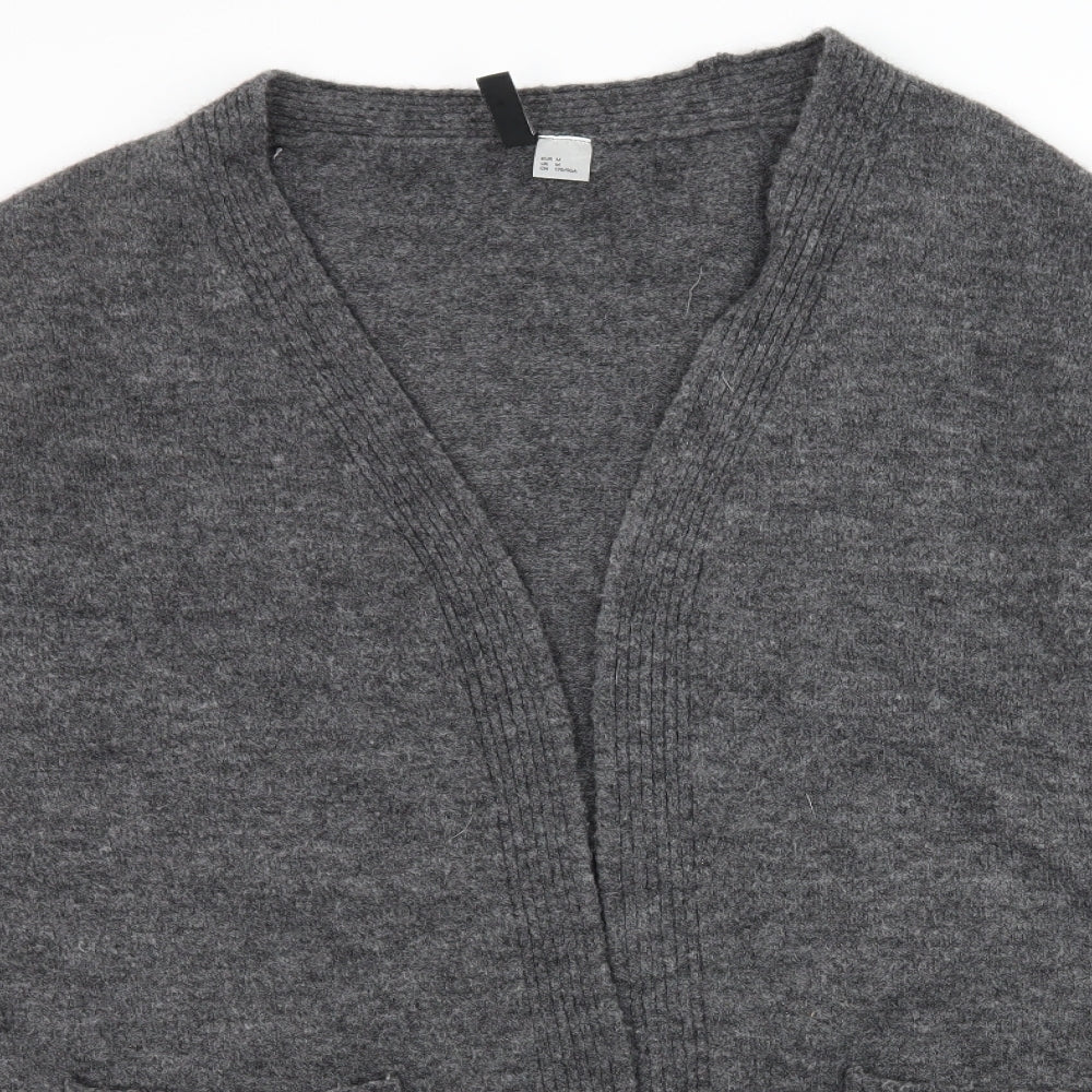 Divided Womens Grey  Knit Cardigan Jumper Size M