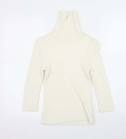 New Look Womens Ivory  Knit Pullover Jumper Size 8