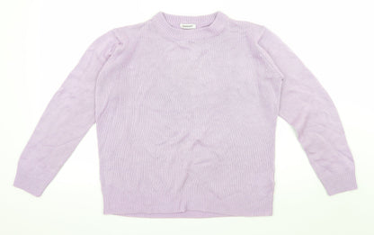 Preloved Damart Womens Purple  Knit Pullover Jumper Size 10 - Front