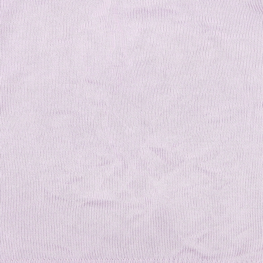 Damart Womens Purple  Knit Pullover Jumper Size 10