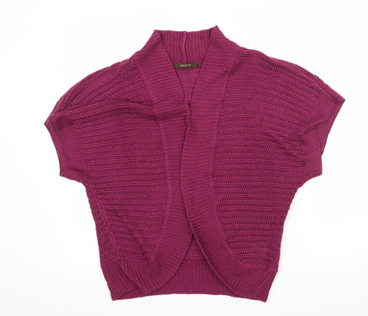 Savoir Womens Purple  Knit Cardigan Jumper Size 14