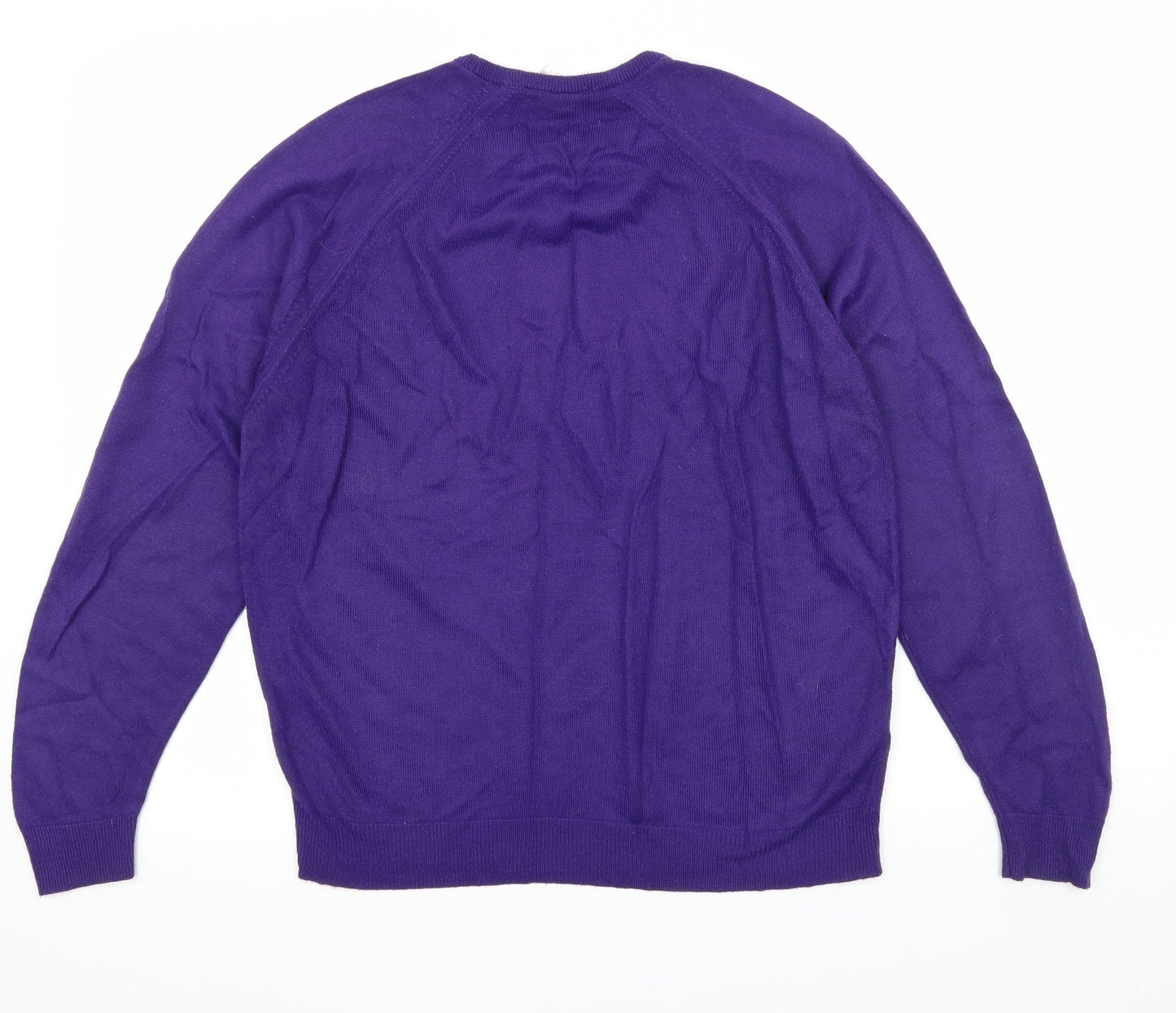 Littlewoods Womens Purple  Knit Pullover Jumper Size 12