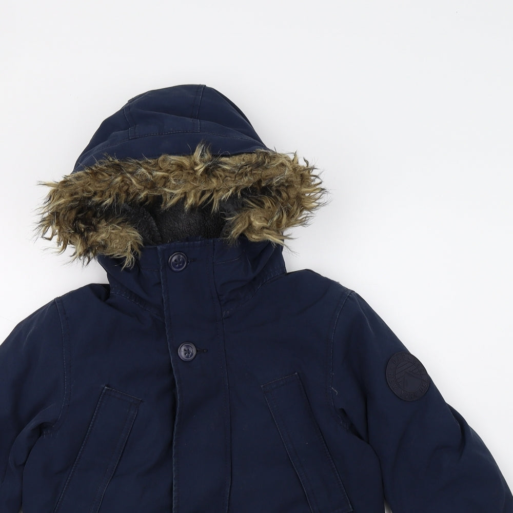 Gap Boys Blue   Parka Coat Size XS