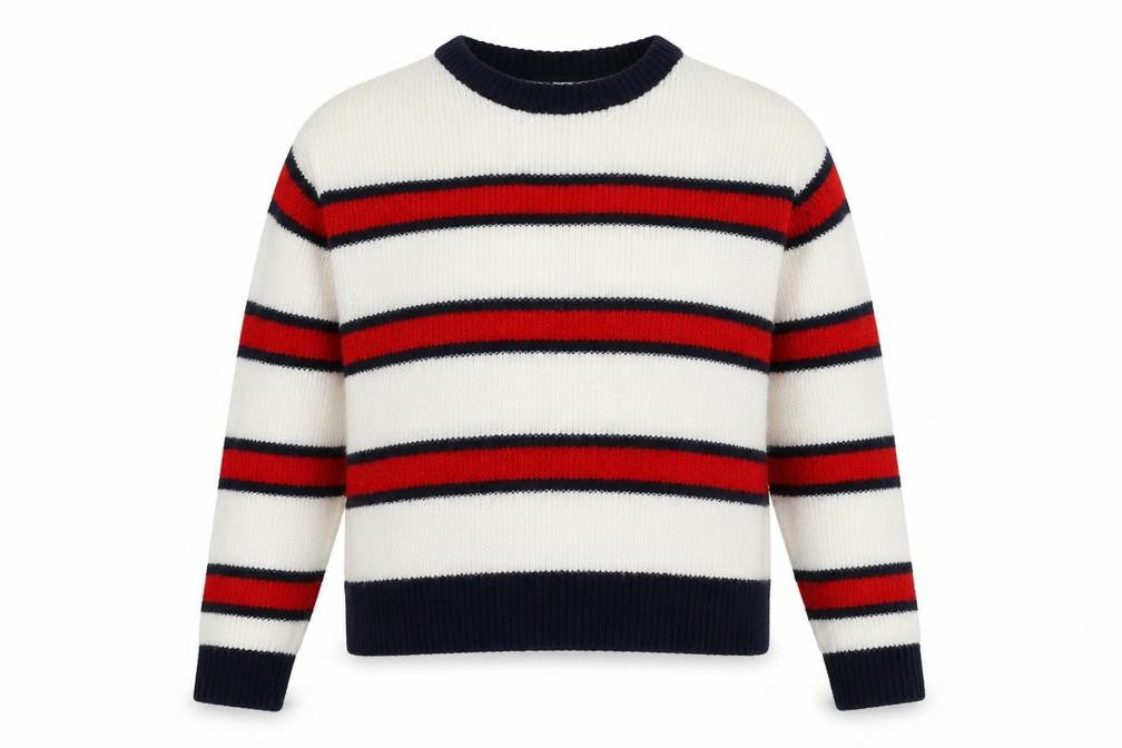 H&M Womens Multicoloured Striped Knit Pullover Jumper Size 10