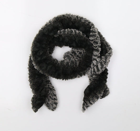 Preworn Womens Grey    Scarf   - stretch