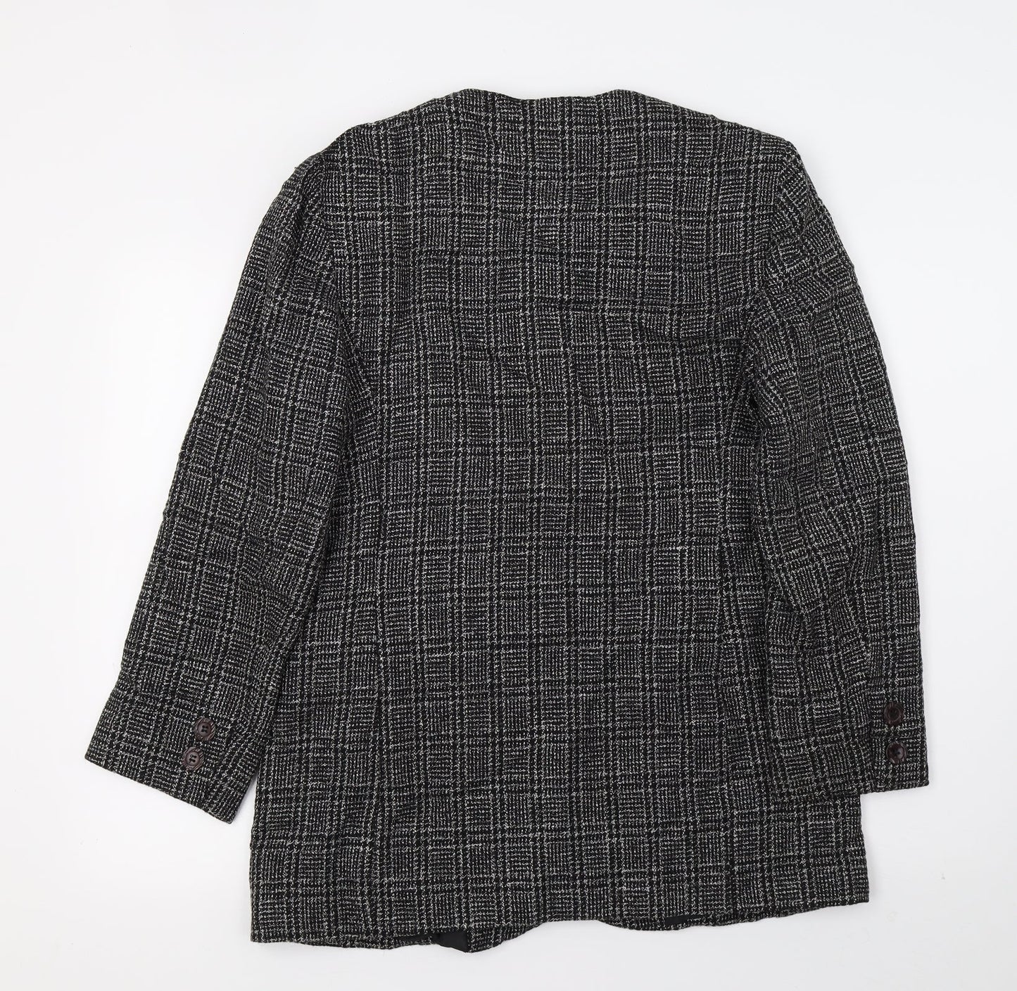 Klass Womens Black Check  Jacket  Size 12