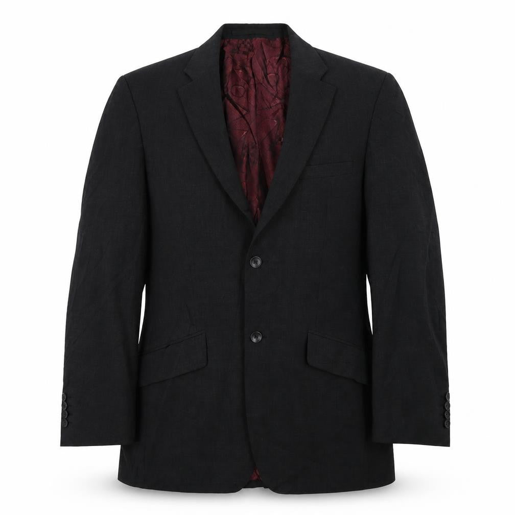 REMUS Mens Black   Jacket Blazer Size M