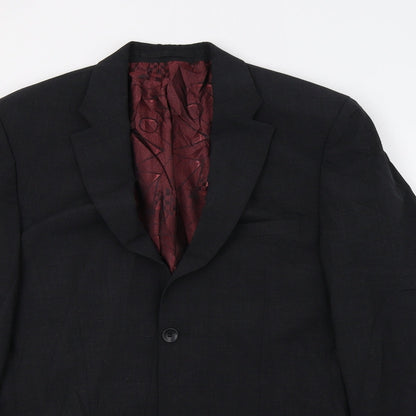 Remus Uomo Mens Black   Jacket Blazer Size M