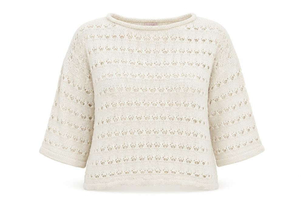 Phae Eight Womens Ivory   Pullover Jumper Size M