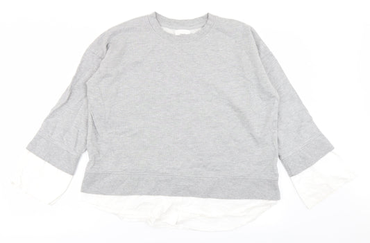 NEXT Womens Grey   Pullover Sweatshirt Size 16