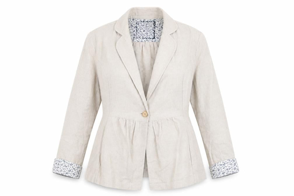 Beacan Cove Womens Beige   Jacket Blazer Size S