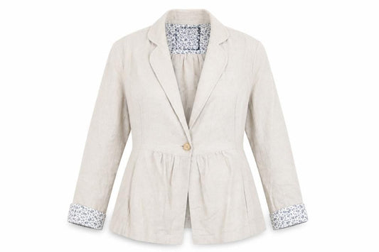 Beacan Cove Womens Beige   Jacket Blazer Size S