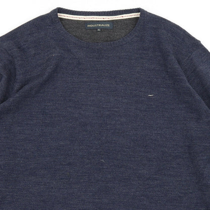 Industrialize Mens Blue   Pullover Jumper Size XL
