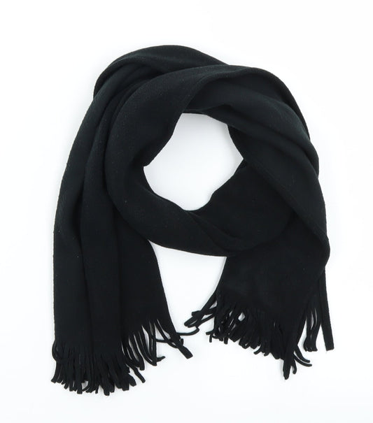Preworn Mens Black  Fleece Scarf  One Size