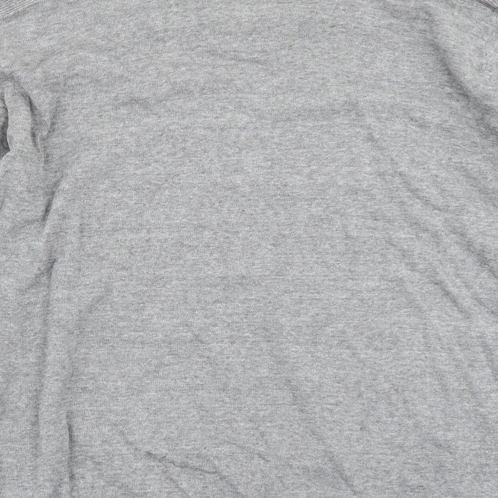 Easy Mens Grey  Knit Pullover Jumper Size XL