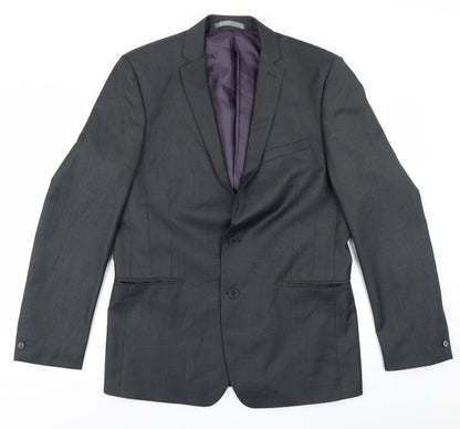 Additional front view of Red Herring men’s grey jacket blazer, size 42
