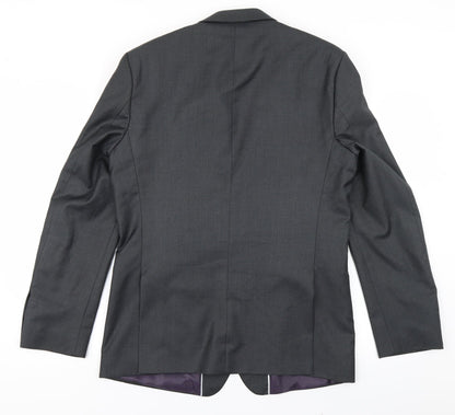 Back view of Red Herring men’s grey jacket blazer, size 42