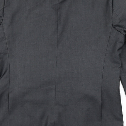 Brand and care label for Red Herring men’s grey jacket blazer, size 42