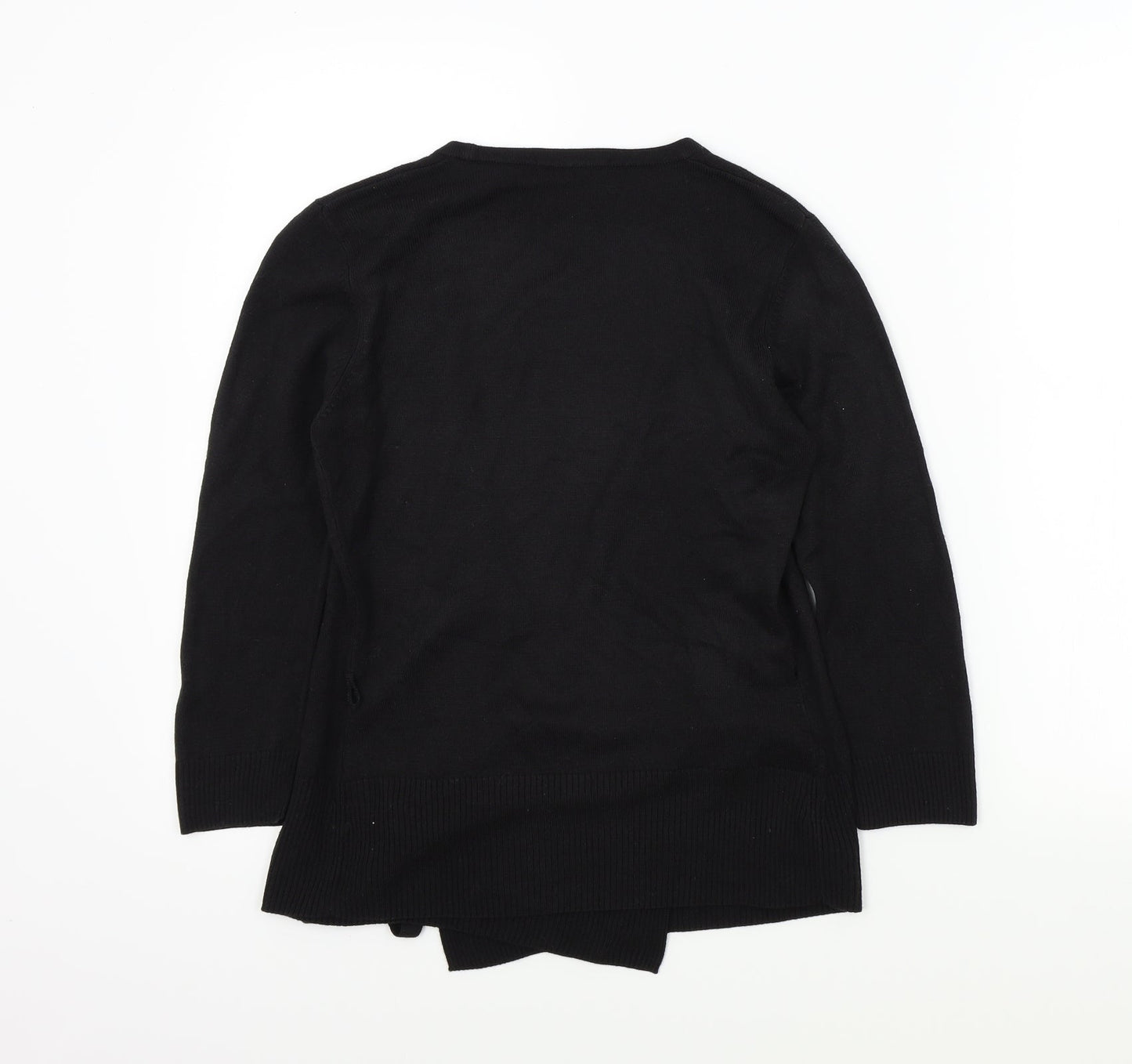 M&S Womens Black   Cardigan Jumper Size 8