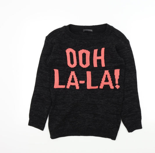 Primark Womens Black   Pullover Jumper Size 6