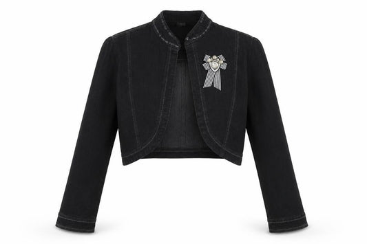 Preworn Womens Black   Jacket  Size 42