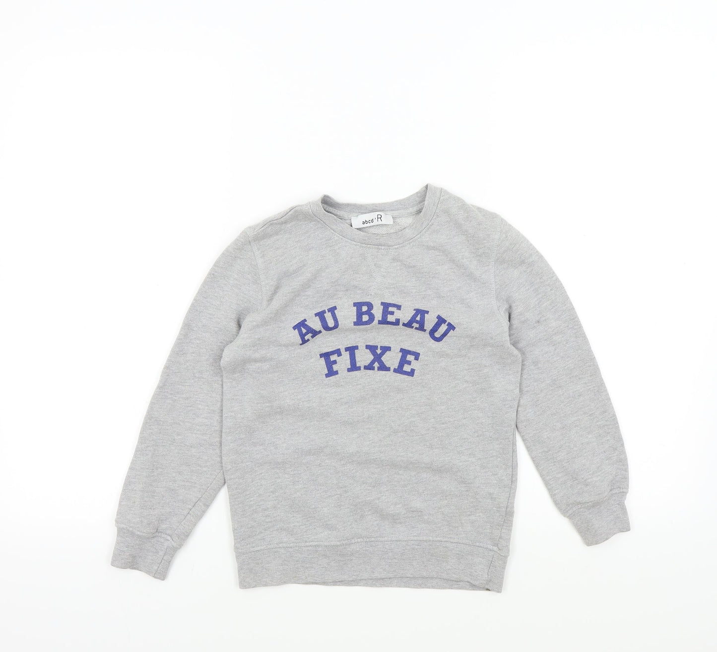 Abcd R Boys Grey   Pullover Jumper Size 8 Years