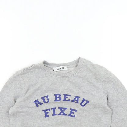 Preloved Abcd R Boys Grey   Pullover Jumper Size 8 Years - Detail