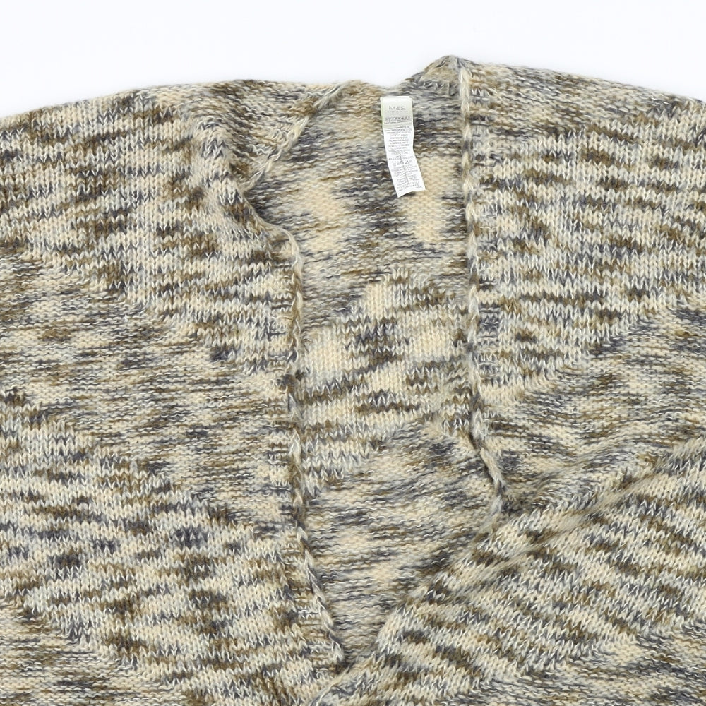 M&S Womens Brown   Jacket Poncho One Size