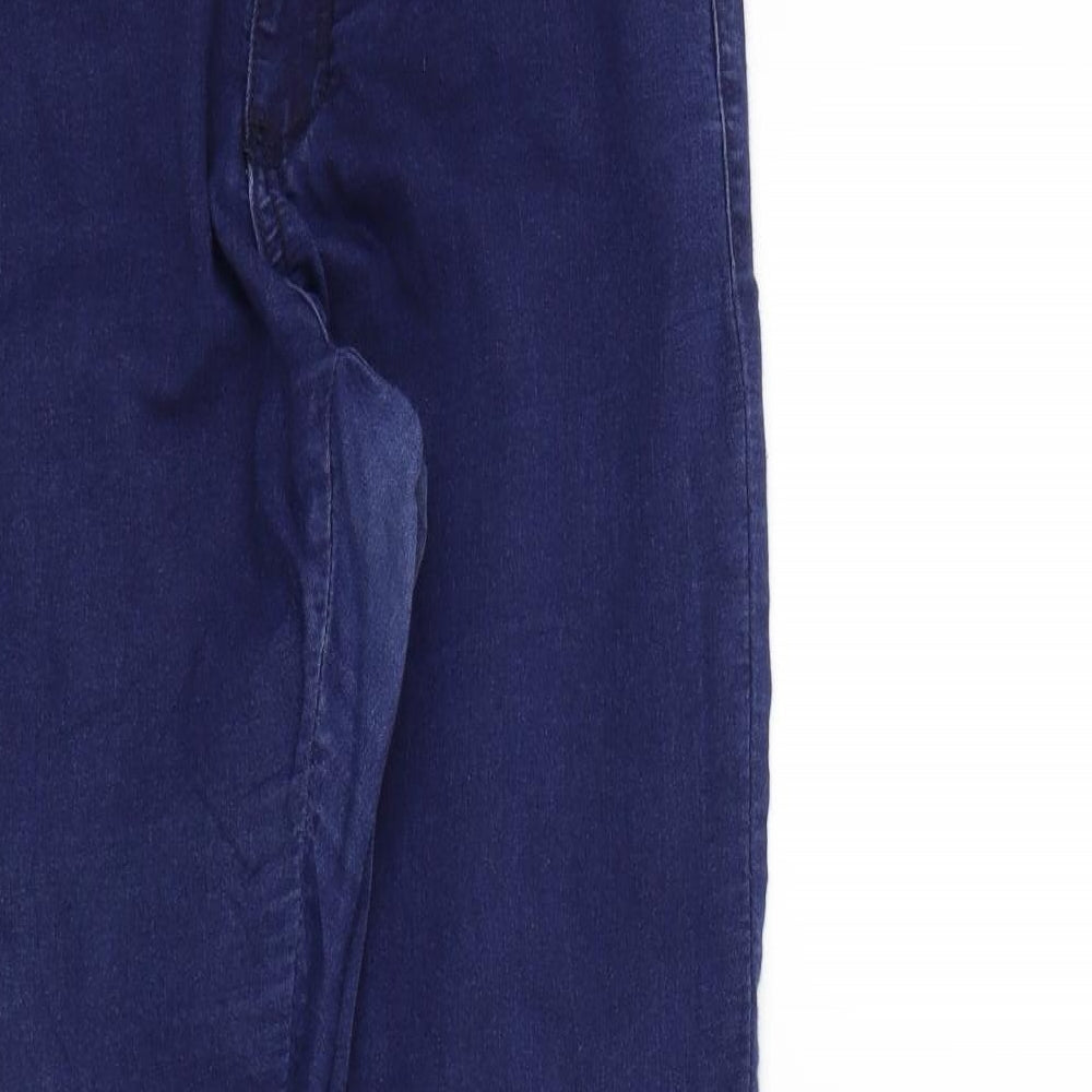 Preworn Womens Blue   Straight Jeans Size 12 L28 in