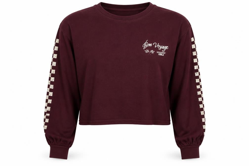 bershak Girls Red Colourblock  Pullover Jumper Size S