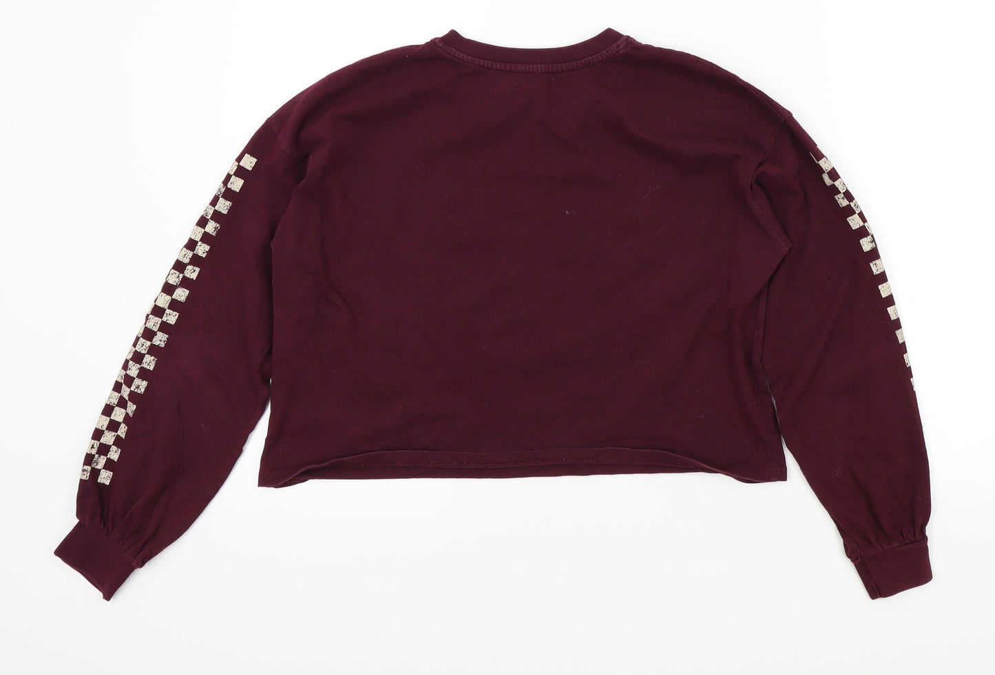bershak Girls Red Colourblock  Pullover Jumper Size S