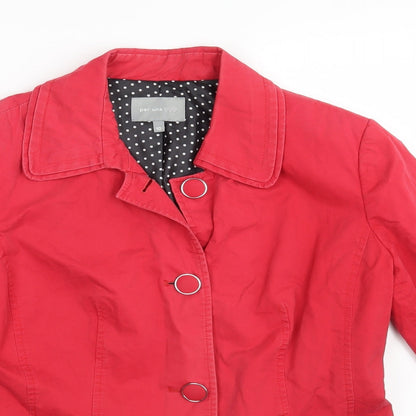 Per Una Womens Red   Jacket  Size 10