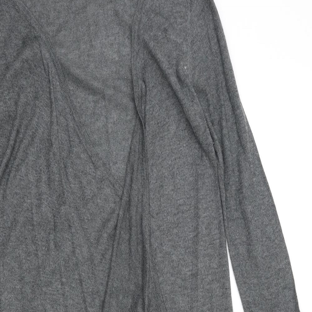 Red Herring Womens Grey  Knit Cardigan Jumper Size 8