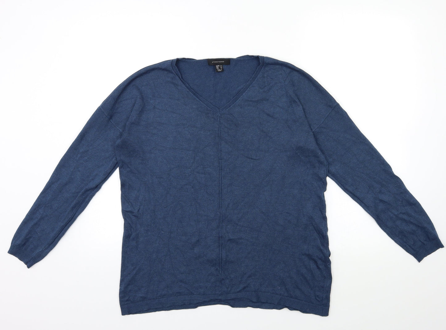 Atmosphere Womens Blue  Knit Pullover Jumper Size 14