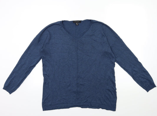 Atmosphere Womens Blue  Knit Pullover Jumper Size 14