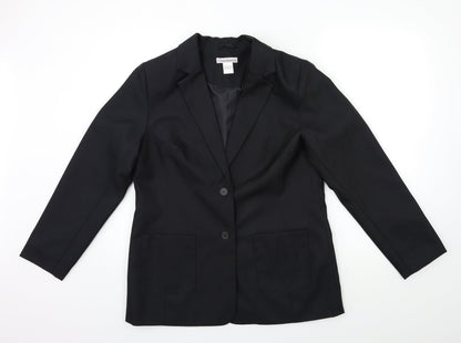 Charmance Womens Black   Jacket Blazer Size 14