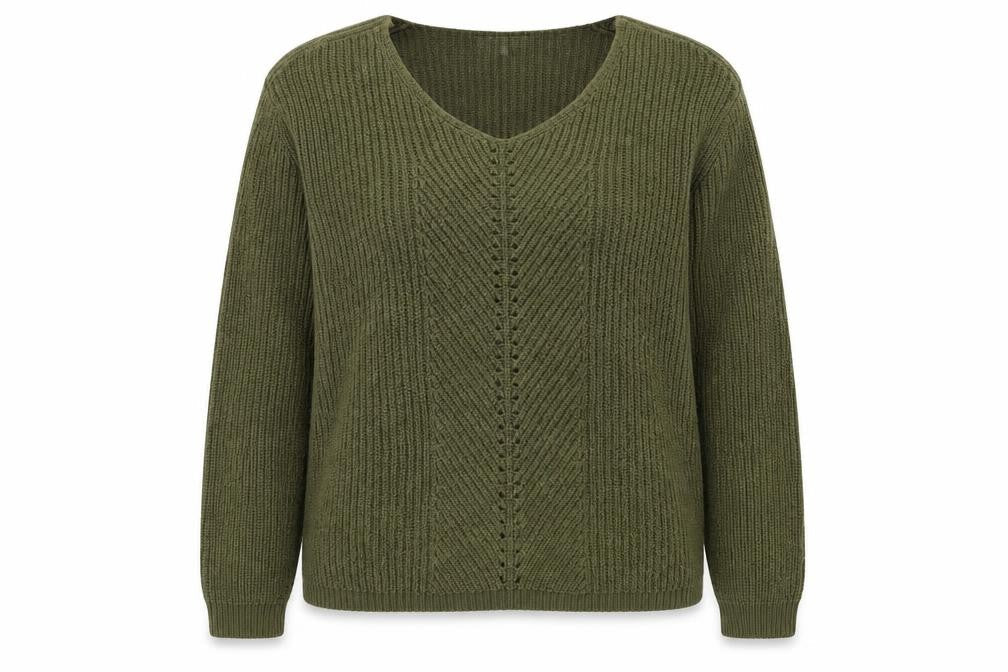 Peacocks Womens Green  Knit Pullover Jumper Size M