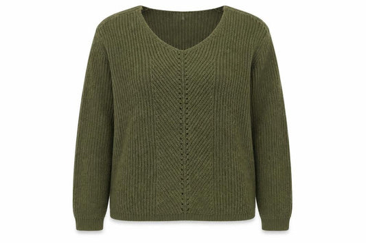 Peacocks Womens Green  Knit Pullover Jumper Size M