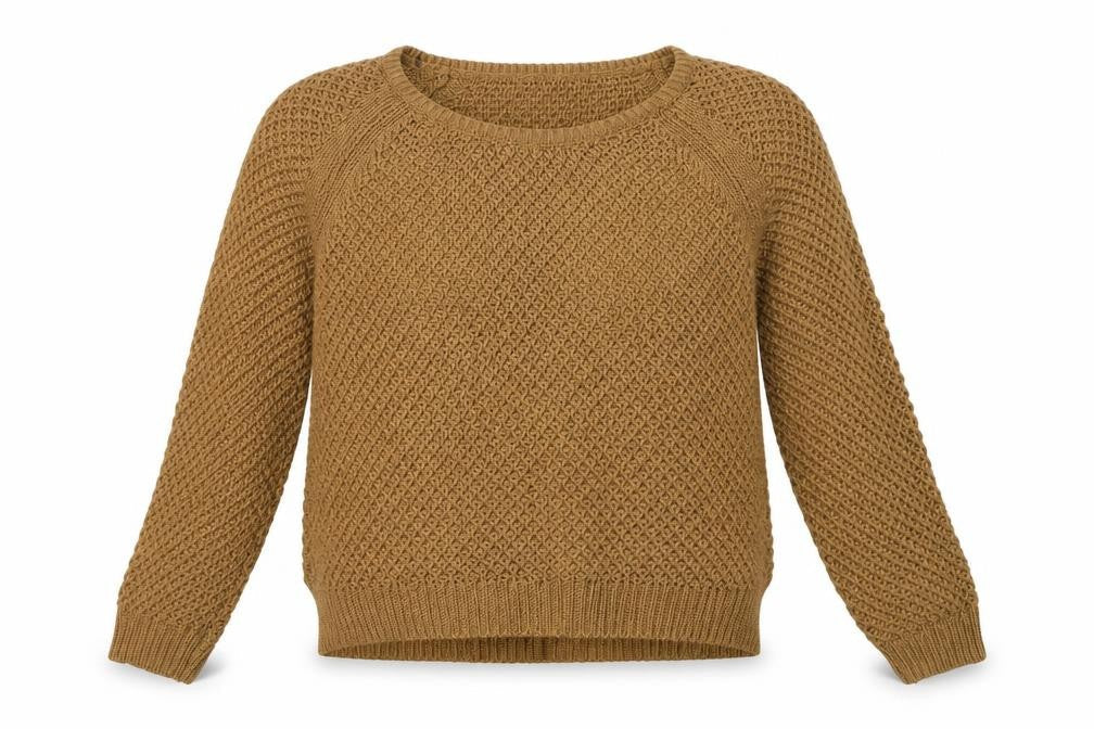 H&M Womens Brown  Knit Pullover Jumper Size L